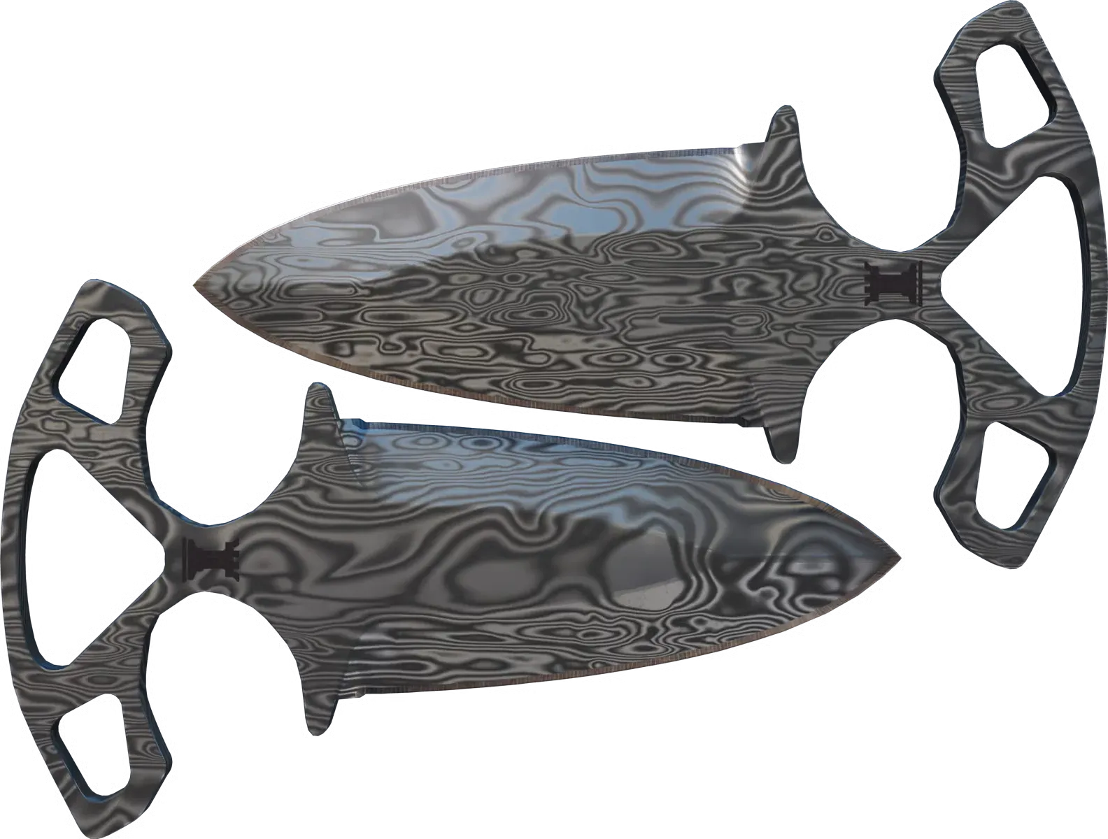 Shadow Daggers | Damascus Steel