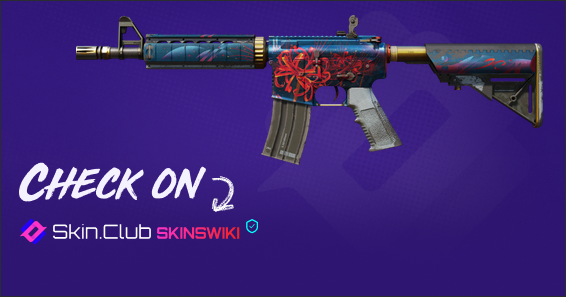 M4A4 | Örümcek Zambağı (Savaş Görmüş) - Skins Wiki