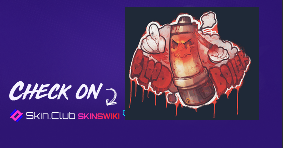 Blood Ripper Skin Sealed Graffiti | Blood Boiler - Skins Wiki
