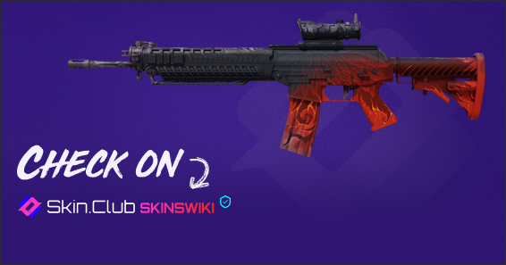 SG 553 | Kara Kanat (Az Aşınmış) - Skins Wiki