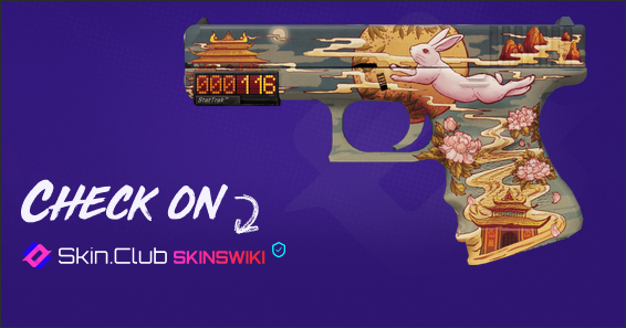 StatTrak™ Glock-18 | Umbral Rabbit (Minimal Wear)