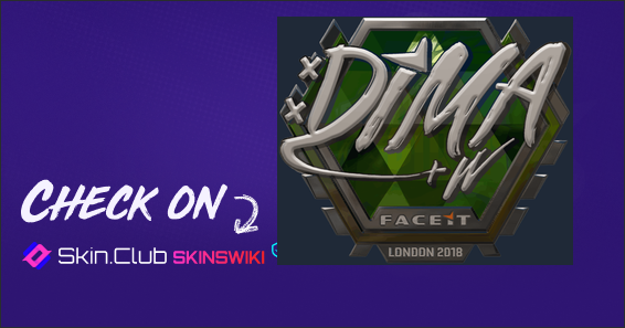 Sticker | Dima (Foil) | London 2018