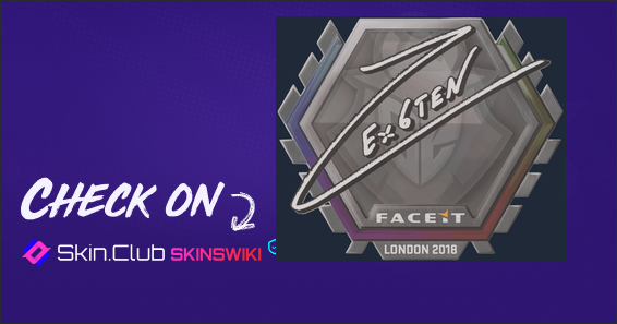 Sticker | Ex6TenZ | London 2018 - Skins Wiki