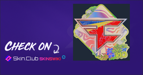 Sticker | FaZe Clan (Holo) | Rio 2022