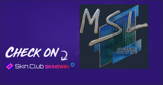 Sticker | MSL (Foil) | Boston 2018