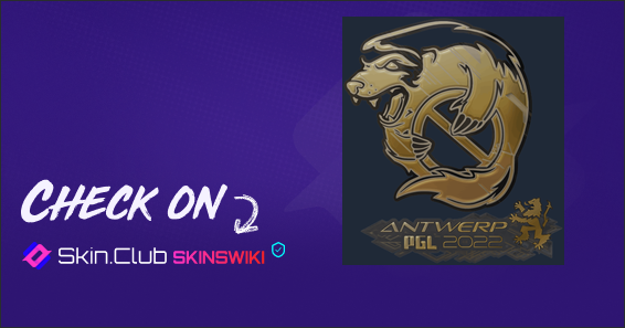Sticker | Outsiders (Gold) | Antwerp 2022
