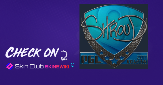 Sticker | shroud (Foil) | Krakow 2017 - Skins Wiki