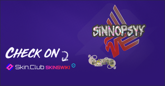 Sticker | sinnopsyy (Glitter) | Paris 2023 - Skins Wiki