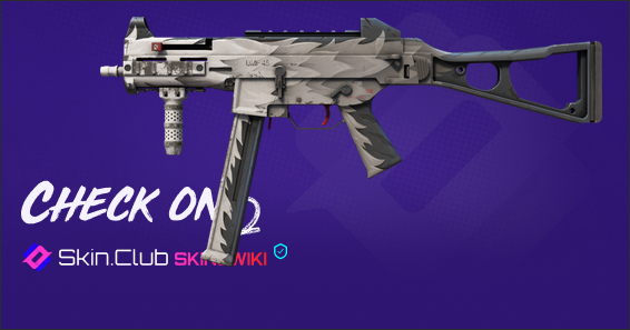 UMP-45 | Arctic Wolf (かなり摩耗)