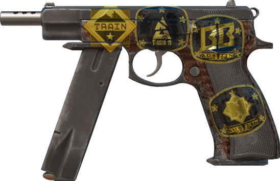 Souvenir CZ75-Auto | Copper Fiber (Testado no Terreno)