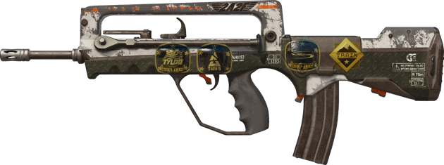 Souvenir FAMAS | 2A2F (Battle-Scarred)