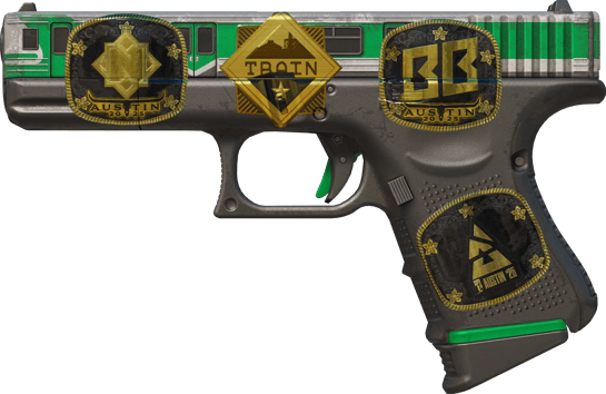 Souvenir Glock-18 | Green Line (Testado no Terreno)