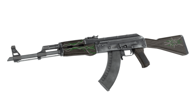 Preview image 2 of AK-47 | Zümrüt Çizgili (Fabrikadan Yeni Çıkmış)