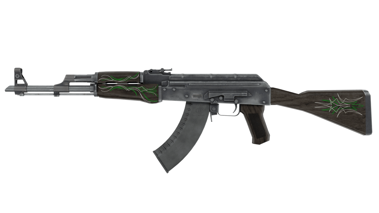 Preview image 1 of AK-47 | Zümrüt Çizgili (Fabrikadan Yeni Çıkmış)