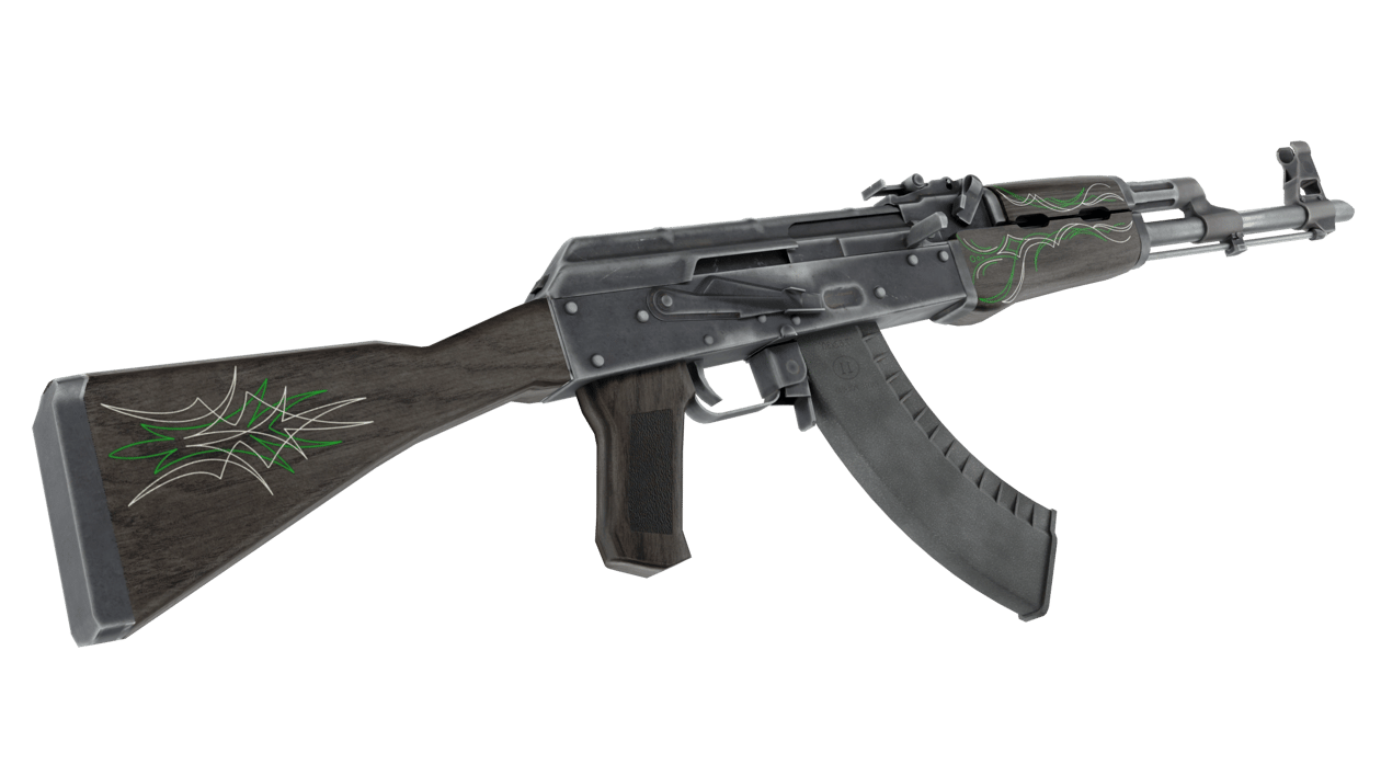 Preview image 4 of AK-47 | Zümrüt Çizgili (Fabrikadan Yeni Çıkmış)