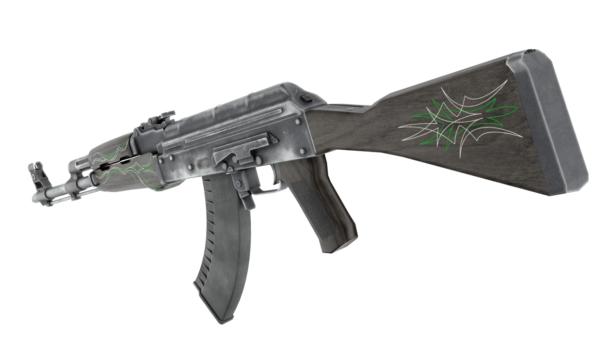 Preview image 3 of AK-47 | Zümrüt Çizgili (Fabrikadan Yeni Çıkmış)