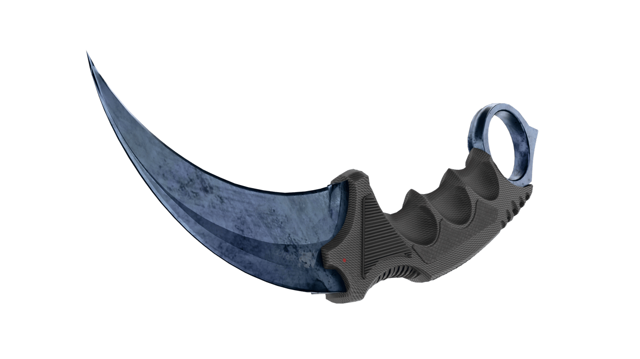 Preview image 2 of ★ Karambit | Blue Steel (FN - Mới cứng)