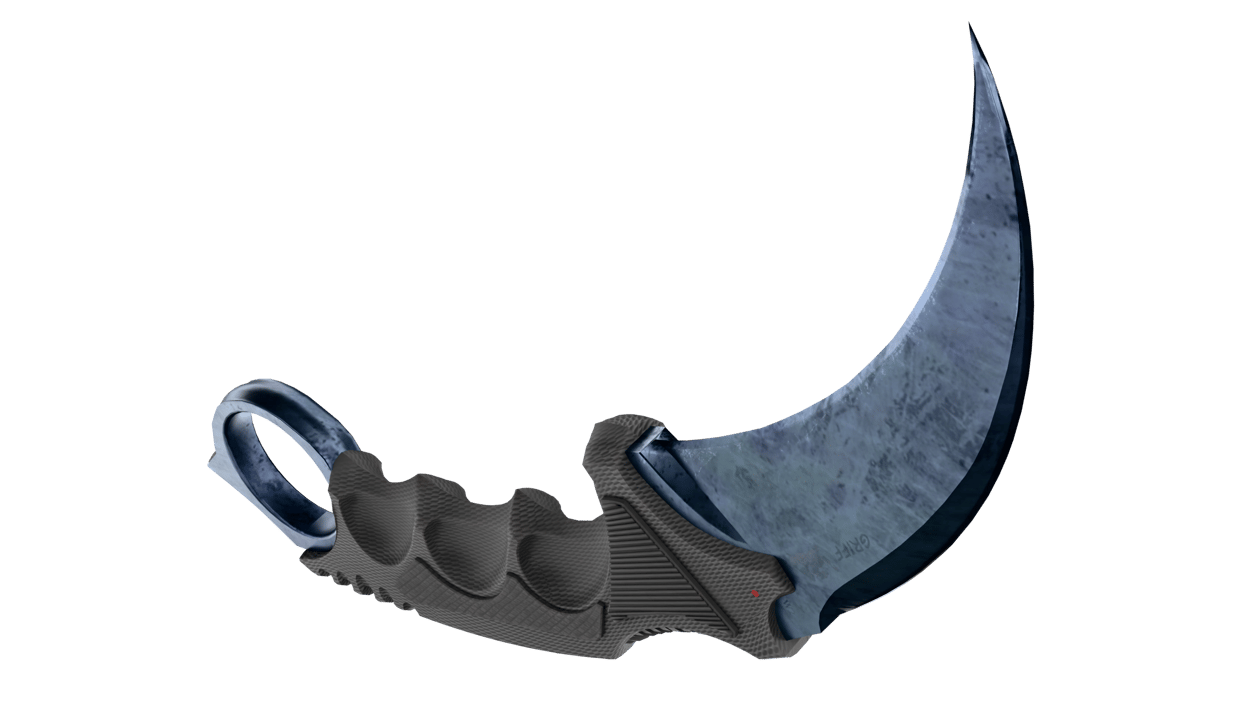 Preview image 5 of ★ Karambit | Blue Steel (FN - Mới cứng)