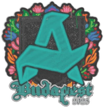 Graffiti scellé | Aurora | Budapest 2025