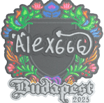 Sticker | alex666 (Embroidered) | Budapest 2025