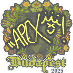 Sticker | apEX | Budapest 2025