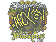 Sticker | apEX (Champion) | Budapest 2025