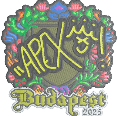 Sticker | apEX (Embroidered) | Budapest 2025