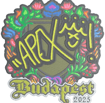 Calcomanía | apEX (bordada) | Budapest 2025