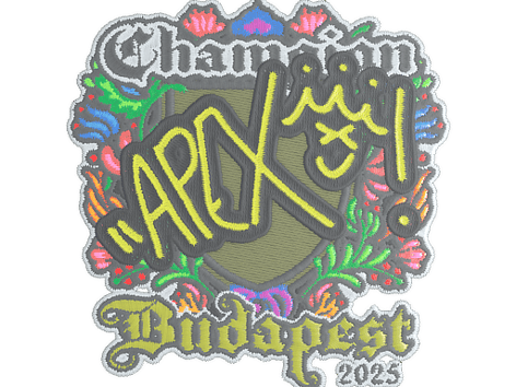 Sticker | apEX (Embroidered, Champion) | Budapest 2025