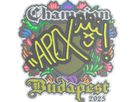 Sticker | apEX (Embroidered, Champion) | Budapest 2025