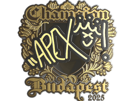 Sticker | apEX (Gold, Champion) | Budapest 2025