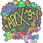 Sticker | apEX (Holo) | Budapest 2025