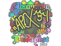 Sticker | apEX (Holo, Champion) | Budapest 2025