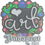 Sticker | arT (Embroidered) | Budapest 2025