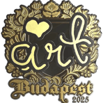 Sticker | arT (Gold) | Budapest 2025