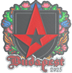 Sticker | Astralis (Embroidered) | Budapest 2025