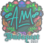 Sticker | AW (Embroidered) | Budapest 2025