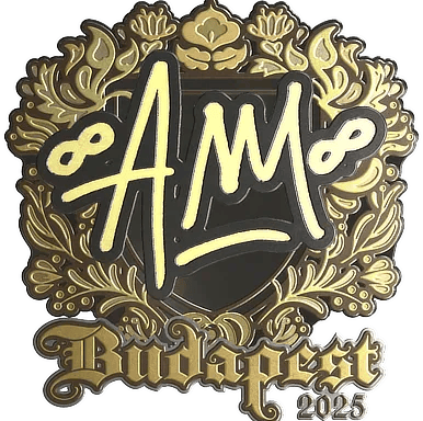 Sticker | AW (Gold) | Budapest 2025