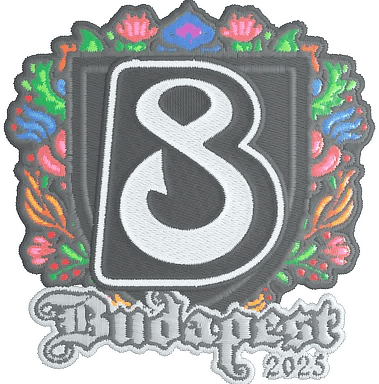 Sticker | B8 (Embroidered) | Budapest 2025
