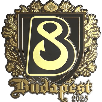 Calcomanía | B8 (dorada) | Budapest 2025