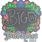 Sticker | biguzera (Embroidered) | Budapest 2025