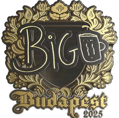Sticker | biguzera (Gold) | Budapest 2025