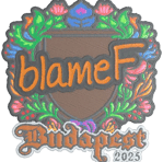 Sticker | blameF (Embroidered) | Budapest 2025