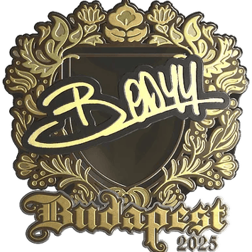 Calcomanía | bodyy (dorada) | Budapest 2025