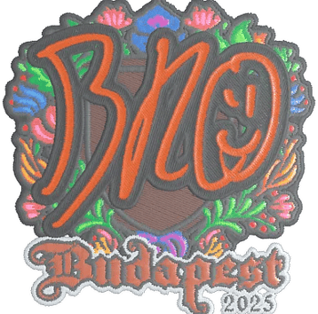 Calcomanía | br0 (bordada) | Budapest 2025