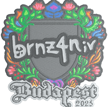 Sticker | brnz4n (Embroidered) | Budapest 2025