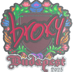 Sticker | broky (Embroidered) | Budapest 2025