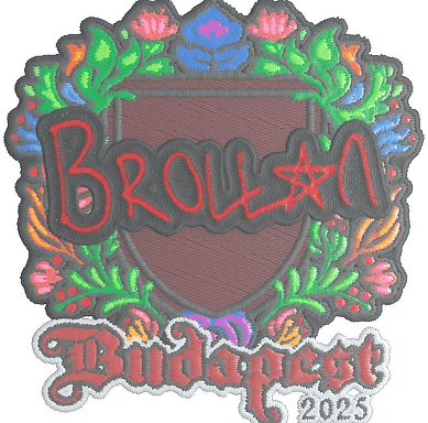 Sticker | Brollan (Embroidered) | Budapest 2025