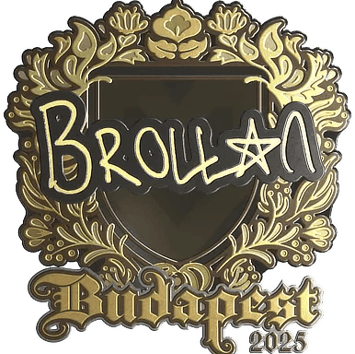 Calcomanía | Brollan (dorada) | Budapest 2025