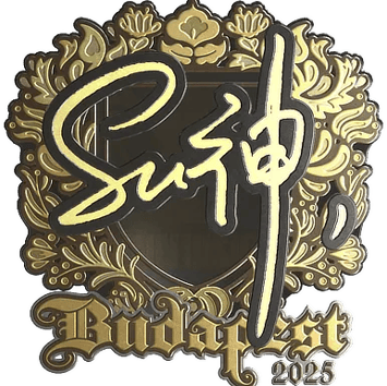 Calcomanía | C4LLM3SU3 (dorada) | Budapest 2025